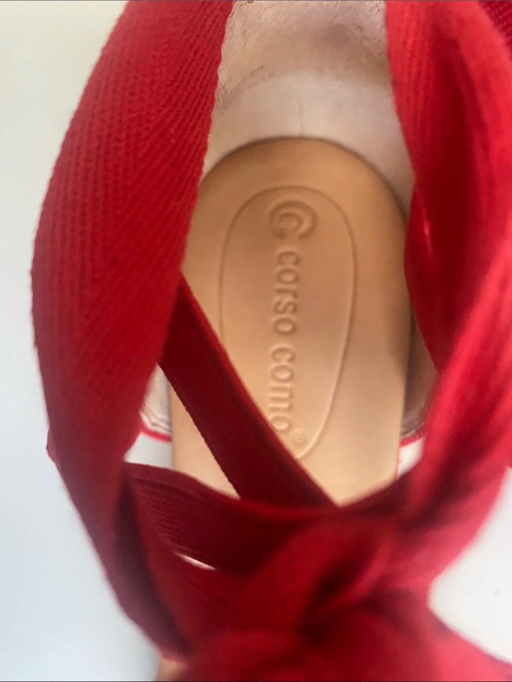 NWOB Corso Como Ankle Tie Espadrilles Size 8.5